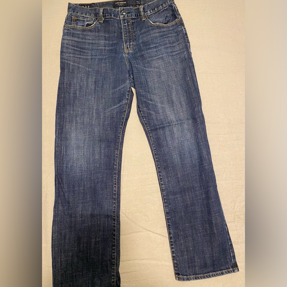 Lucky Brand Men's 34x32 Straight Jeans - Blue